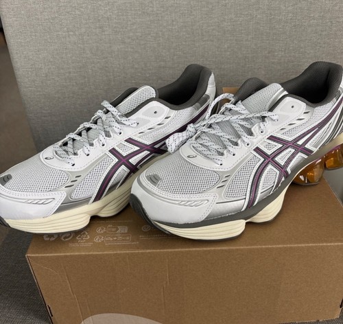 ASICS GEL-Kinetic Fluent White Truffle Grey Men's Size 8 NEW - photo 2