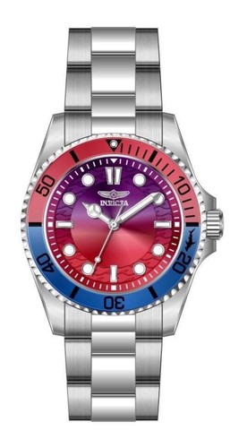 Invicta Pro Diver 50937 Men’s 43mm Red Purple Pepsi Bezel Watch