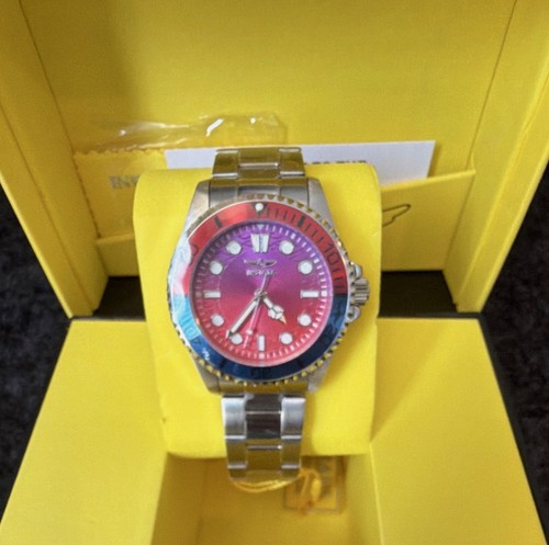 Invicta Pro Diver 50937 Men’s 43mm Red Purple Pepsi Bezel Watch - photo 2