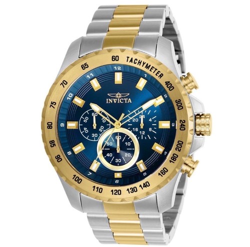 Invicta Mens Speedway Blue Dial Chronograph 48mm Watch
