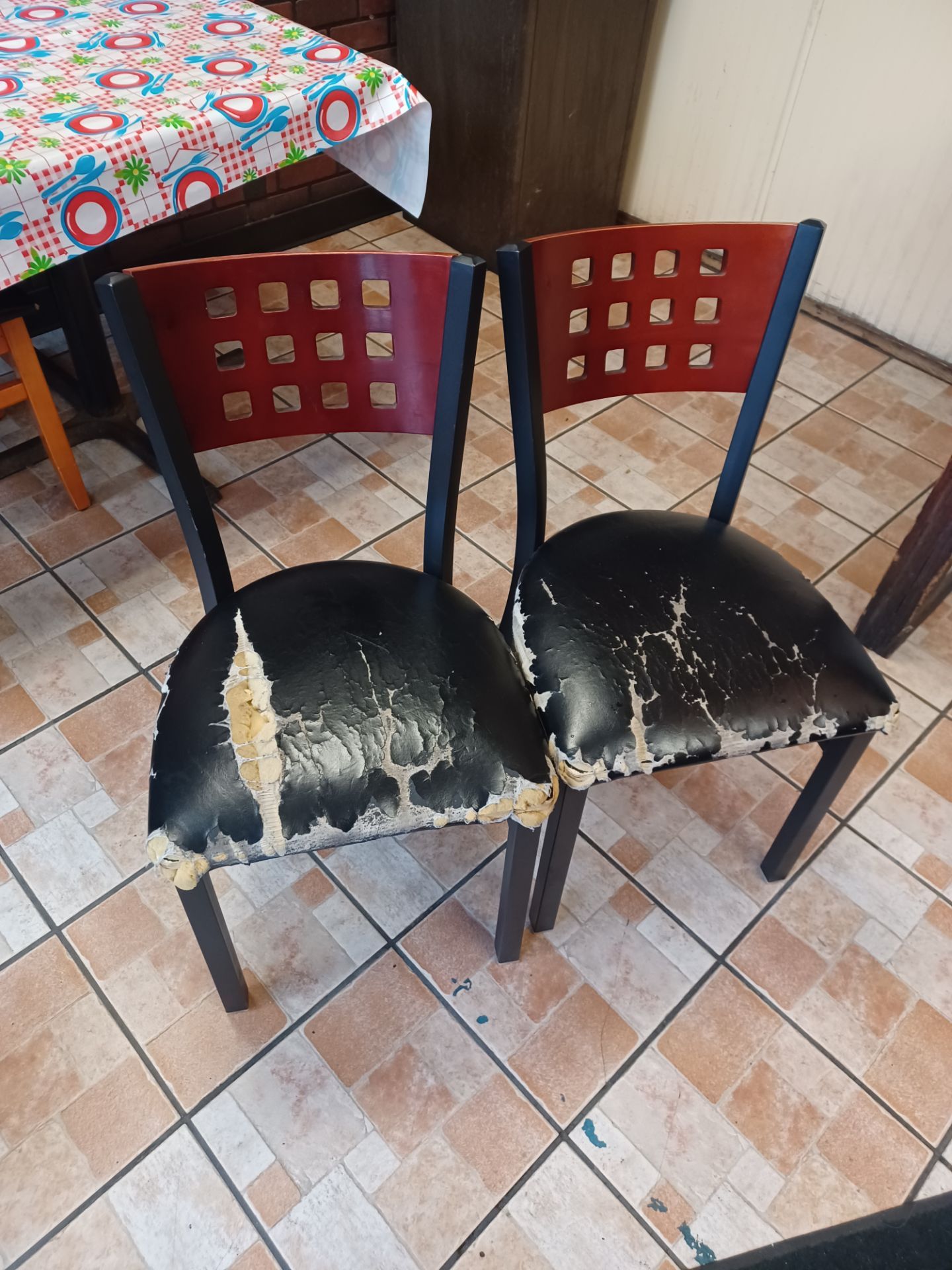 Heavy duty industrial restaurant chairs 10 total