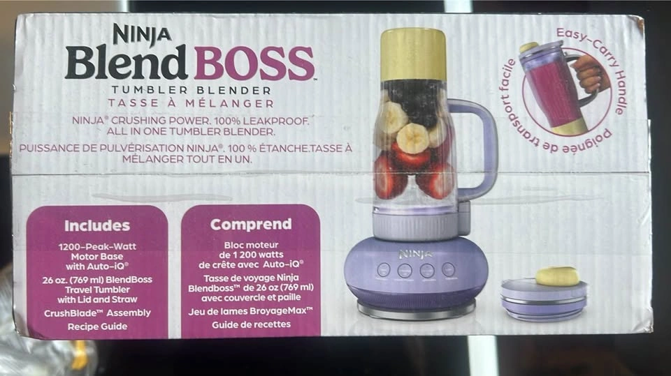 New Ninja BlendBoss Tumbler Blender - Purple - photo 2