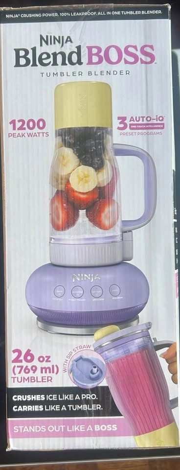 New Ninja BlendBoss Tumbler Blender - Purple - photo 3