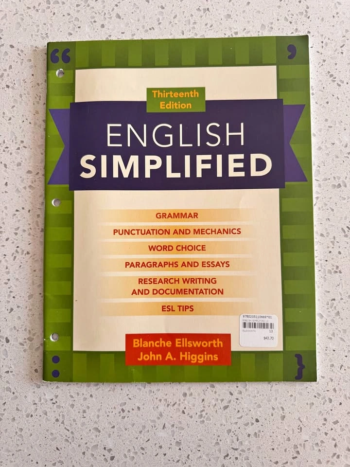 Grammar Textbook – 13th Edition | Excellent Condition