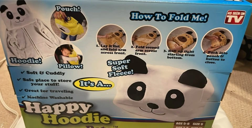New Happy Hoodie Pets 3-in-1 Kids Animal Hoodie & Pillow - photo 2