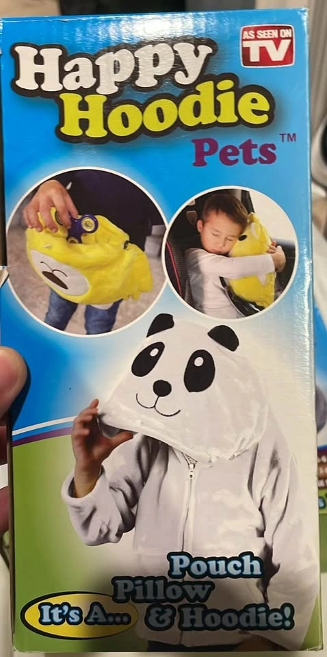 New Happy Hoodie Pets 3-in-1 Kids Animal Hoodie & Pillow - photo 3