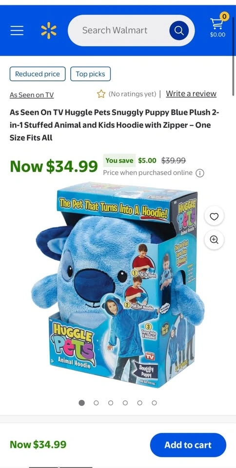 New Happy Hoodie Pets 3-in-1 Kids Animal Hoodie & Pillow - photo 5