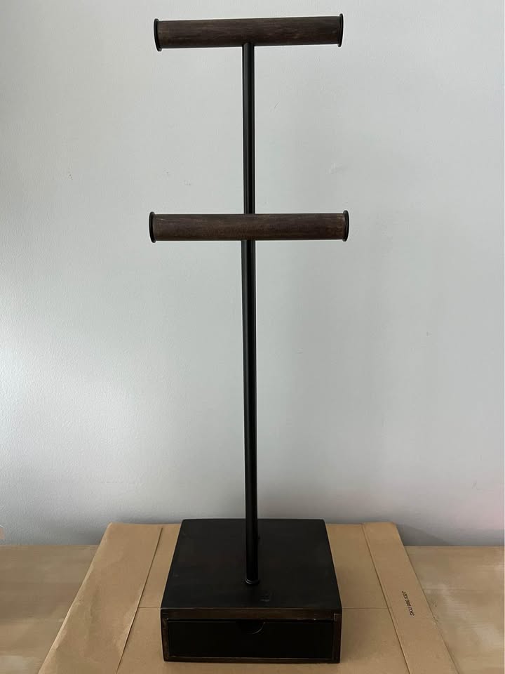 🧡Umbra 2 tier jewellery stand with drawer - photo 2