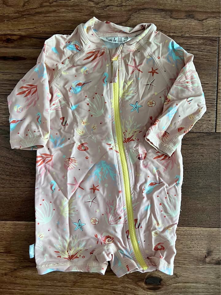 Jan and jul rashguard swimsuit 6-12 months