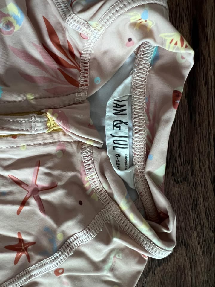Jan and jul rashguard swimsuit 6-12 months - photo 2