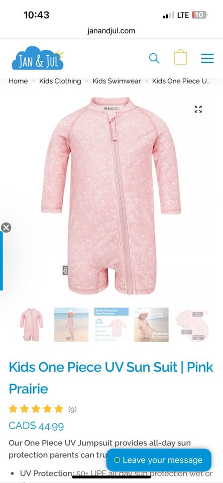 Jan and jul rashguard swimsuit 6-12 months - photo 3