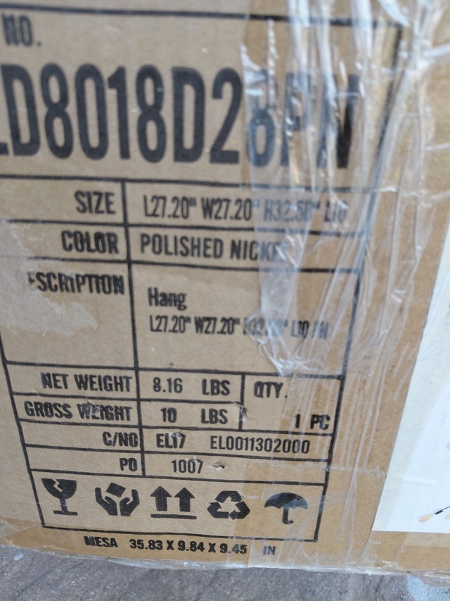 Jovany 10-Light Modern Linear Chandelier NEW IN BOX - photo 2