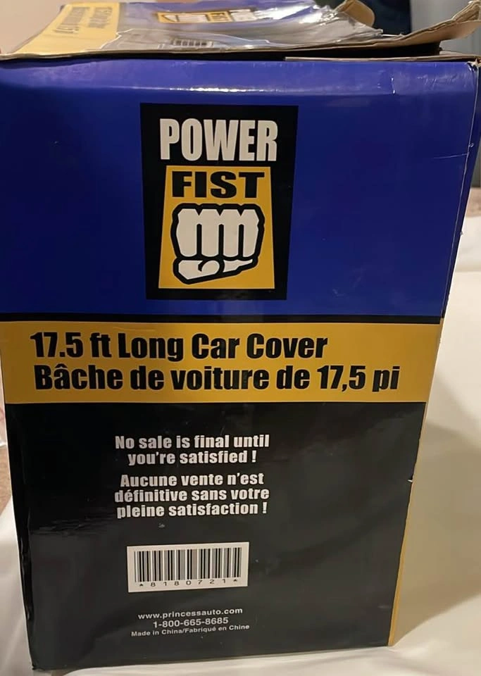 Brand New Universal Power Fist 17.5 ft Car Cover - photo 2