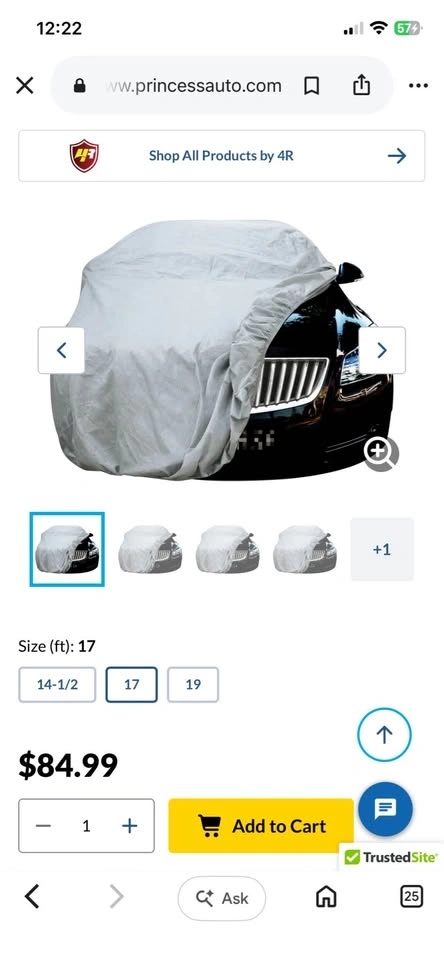 Brand New Universal Power Fist 17.5 ft Car Cover - photo 4