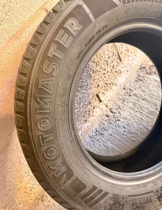 4 MotoMaster Winter Edge II Winter Tires 195/65R15 – Like New - photo 3