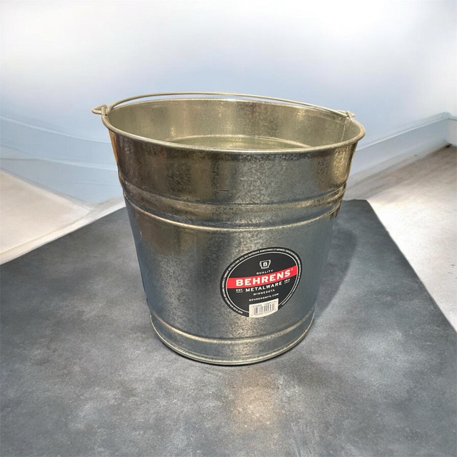 Galvanized Steel Bucket – 3.5 Gallon – Like New