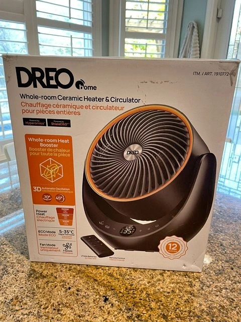 NEW Dreo Whole-room Ceramic Heater & Circulator