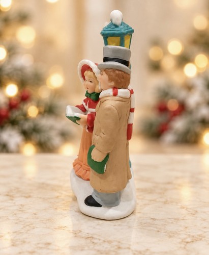 J.L.L. 1988 Hand Painted Ceramic Carolers Christmas Figurine - photo 5
