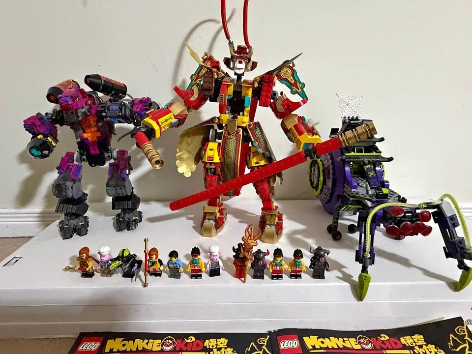 Lego Monkie Kid Sets (80022, 80012, 80010)