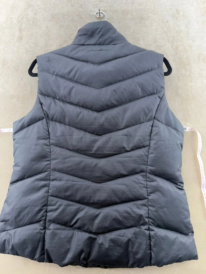 Eddie Bauer Women's Black Down Puffer Vest Large - photo 2