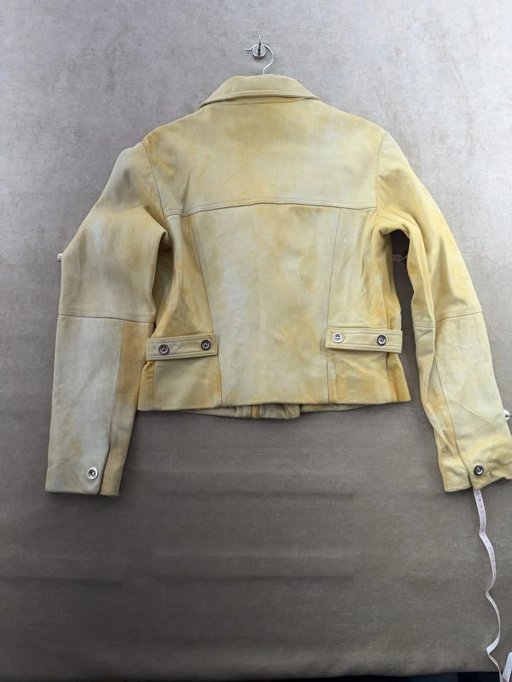 Vintage NETO Cloud Wash Leather Moto Jacket - Made in Canada - photo 5