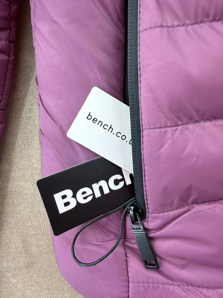 NWT Bench Women’s XS Hooded Puffer Jacket Purple Plum - photo 3