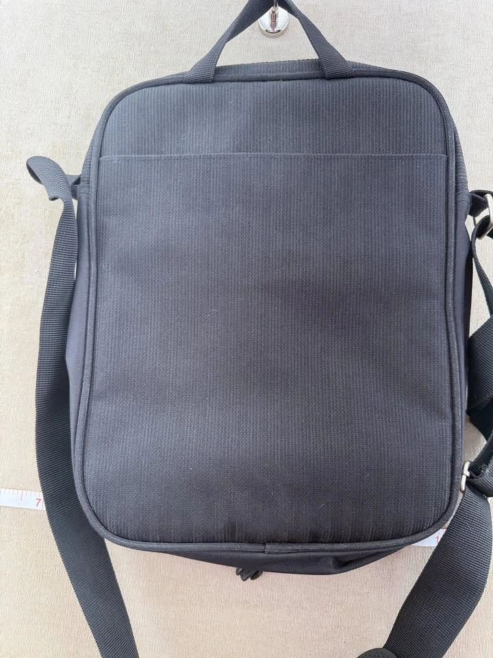 Pristine Roots Black Canvas Travel Bag / Messenger Crossbody - photo 3