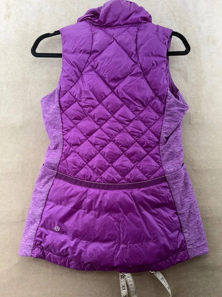 Lululemon Down For A Run Vest - Tender Violet - Size 6 - photo 2
