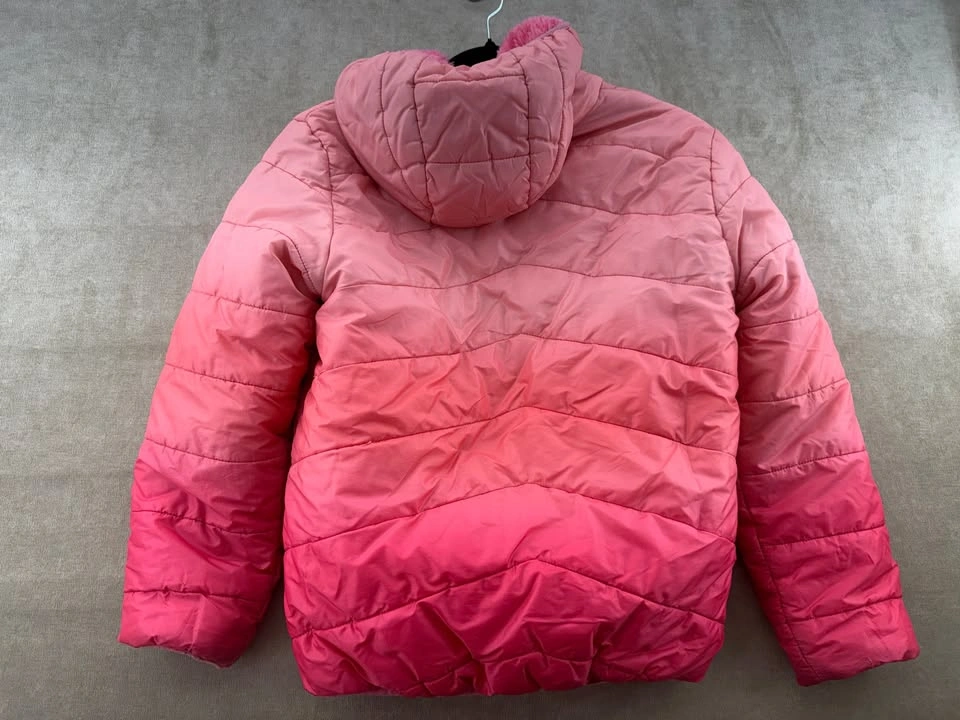 Eddie Bauer Kids Reversible Hooded Puffer Jacket - Pink - XL - photo 3