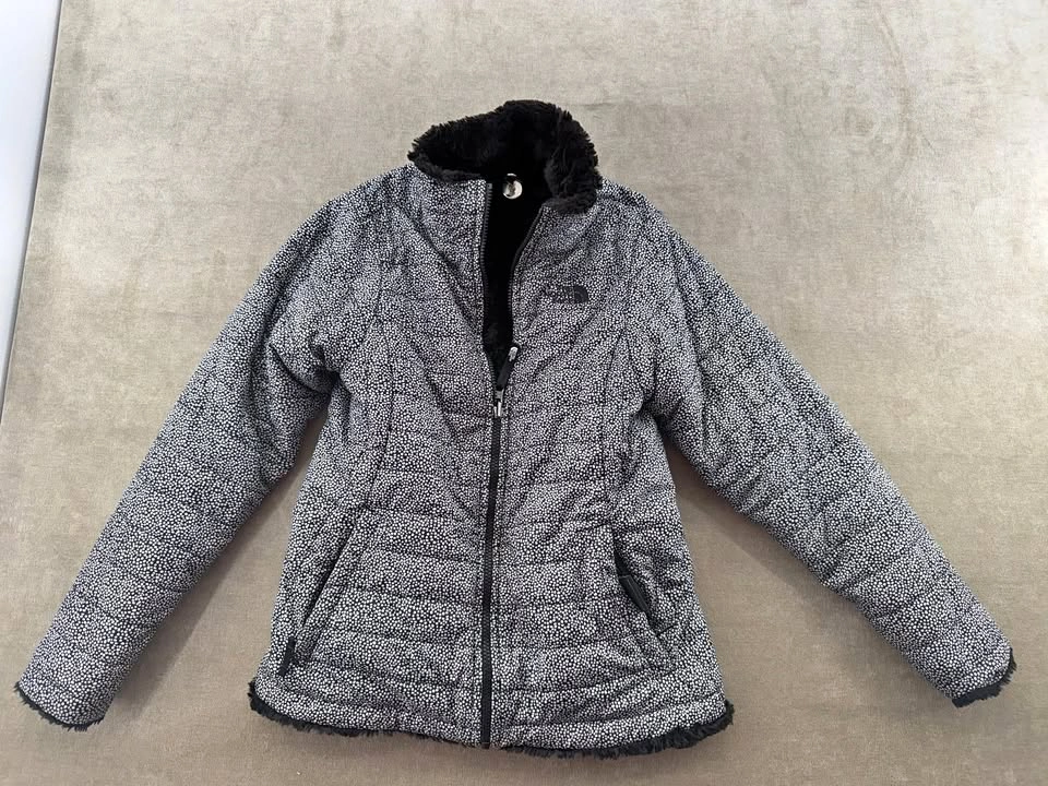 North Face Girls Large 14/16 Reversible Mossbud Swirl Jacket