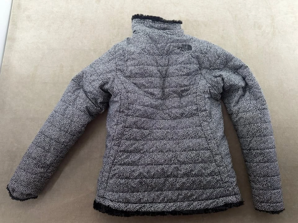 North Face Girls Large 14/16 Reversible Mossbud Swirl Jacket - photo 2