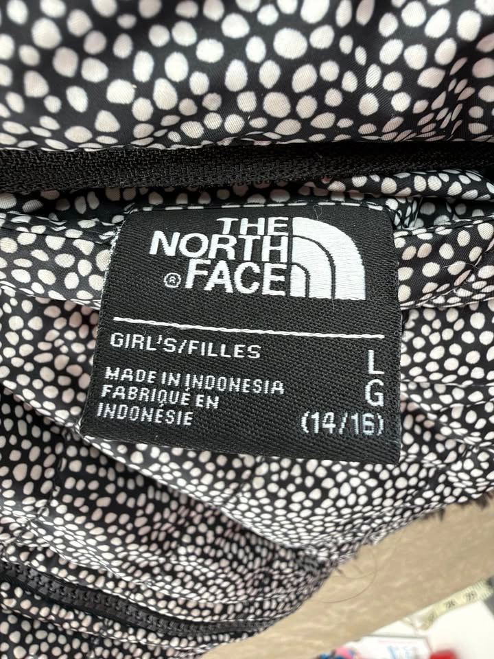 North Face Girls Large 14/16 Reversible Mossbud Swirl Jacket - photo 4