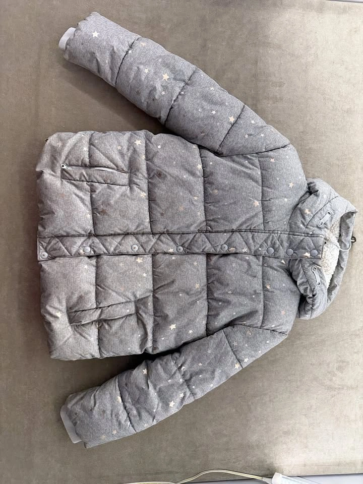 Gap Kids ColdControl Max Star Puffer Jacket - Grey - Size XXL