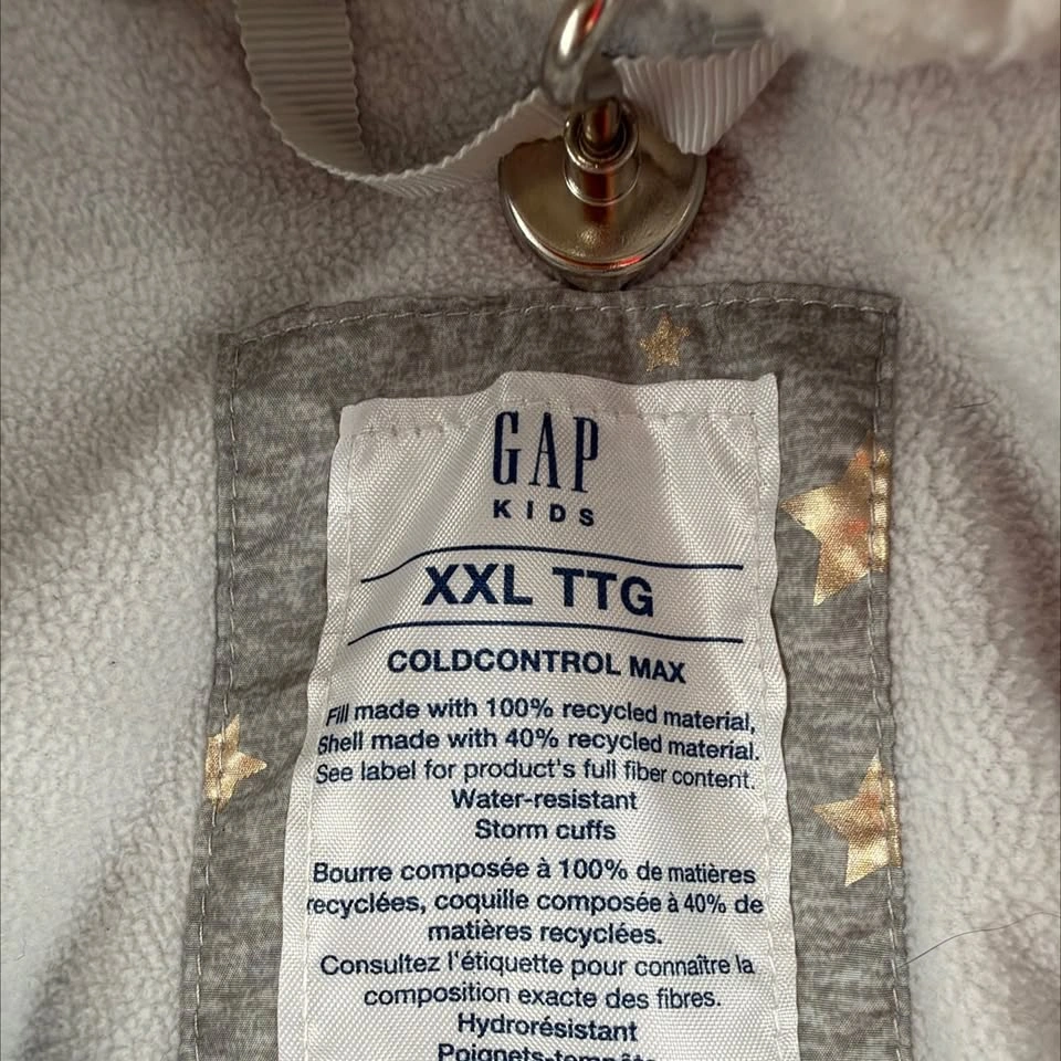 Gap Kids ColdControl Max Star Puffer Jacket - Grey - Size XXL - photo 3