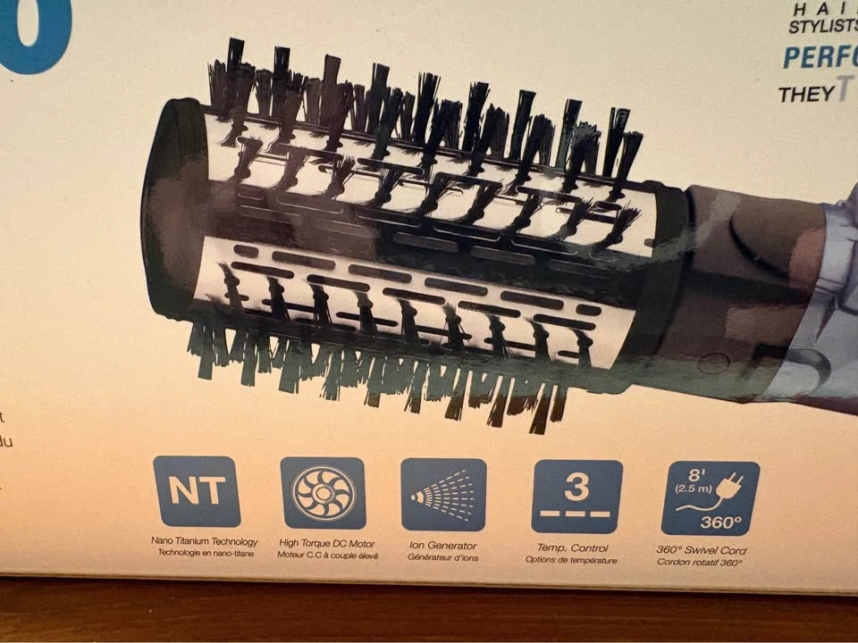 BaBylissPRO Nano Titanium Rotating Ionic Hot Air Brush - 2 Inch - photo 3