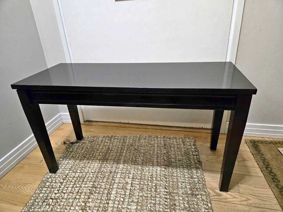 Solid Wood Storage Bench / Entryway Bench – Dark Espresso Finish