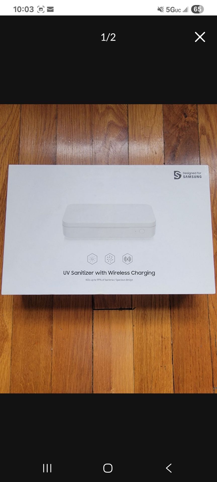UV Sanitizer with Wireless Charging