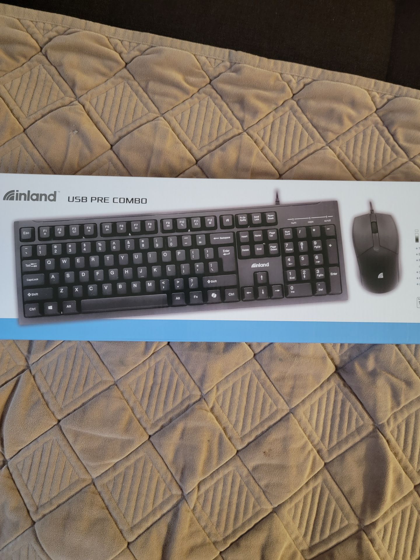 Inland USB Pro Combo Keyboard and Mouse