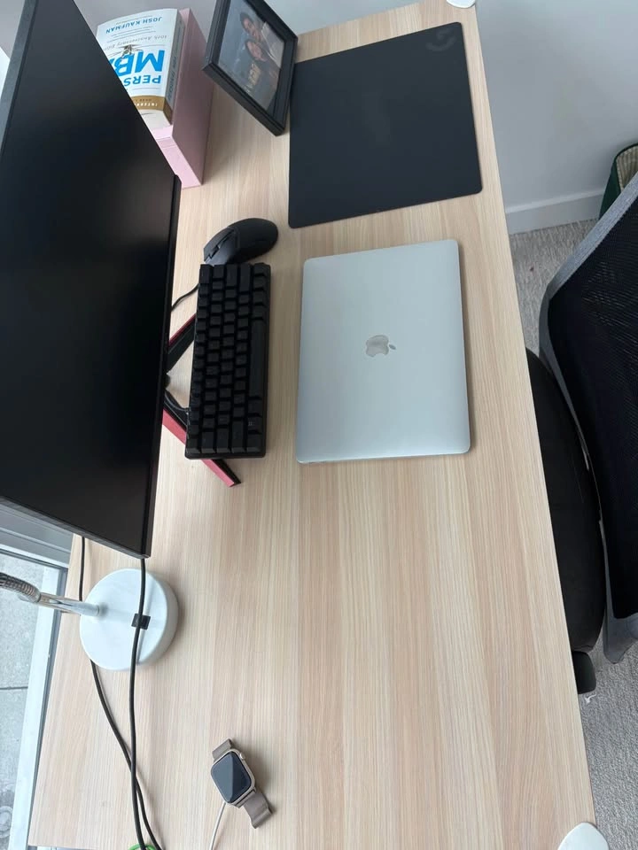 IKEA JÄRVFJÄLLET Office Chair and Wood Grain Desk - photo 2