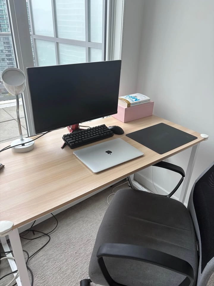 IKEA JÄRVFJÄLLET Office Chair and Wood Grain Desk - photo 4