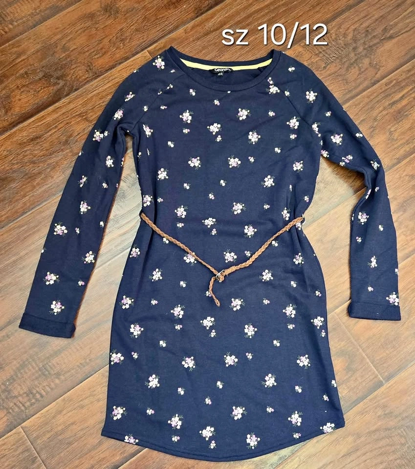 George Girls' Floral Long Sleeve Dress
