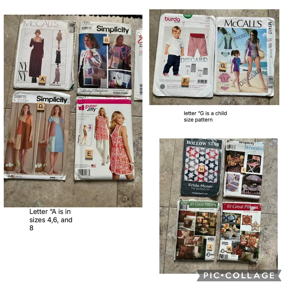 Patterns for sale