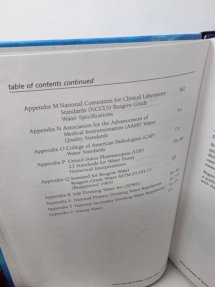 WQA Glossary of Terms: Water Quality & Filtration Dictionary - photo 4