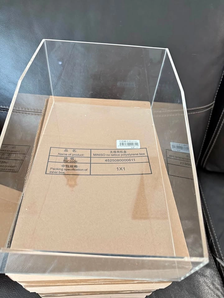 Acrylic and wooden display cases