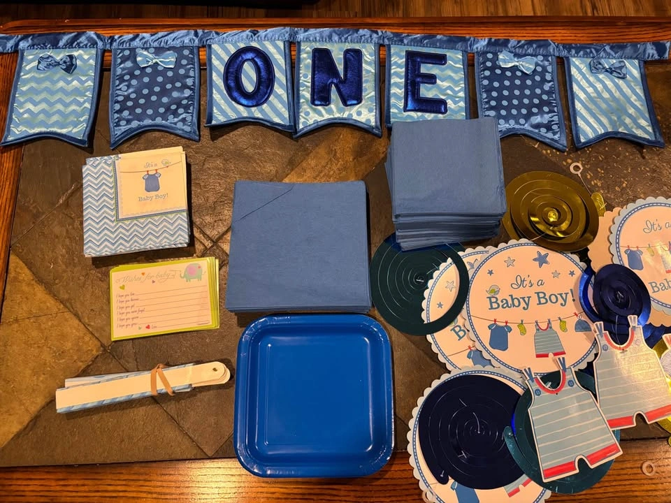 Blue "It's a Boy" / 1st Birthday Party Decorations & Supplies - photo 2