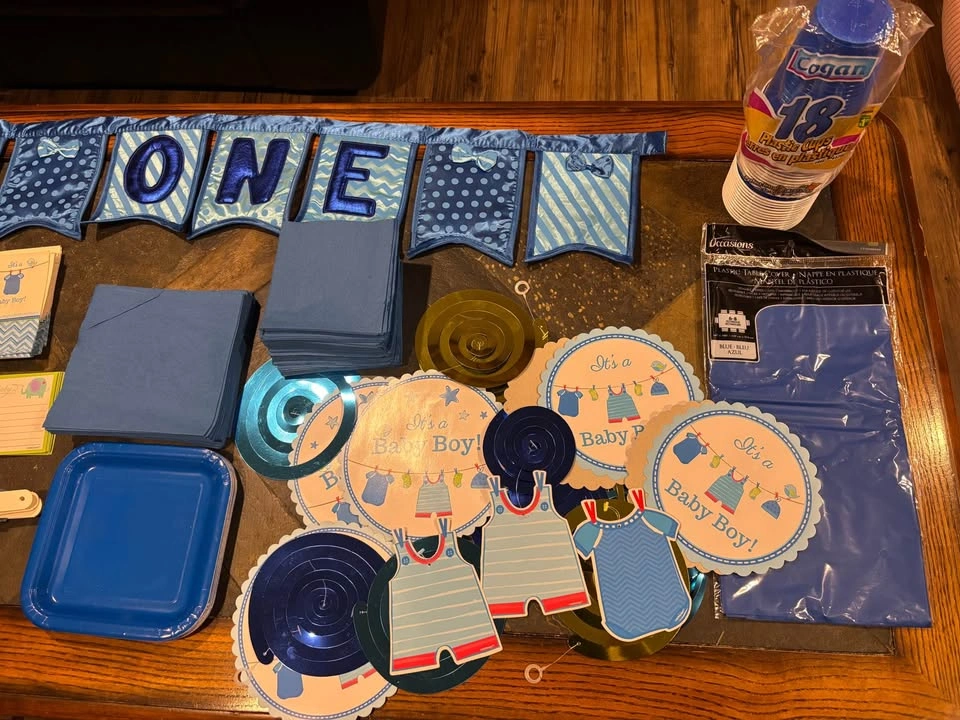 Blue "It's a Boy" / 1st Birthday Party Decorations & Supplies - photo 3