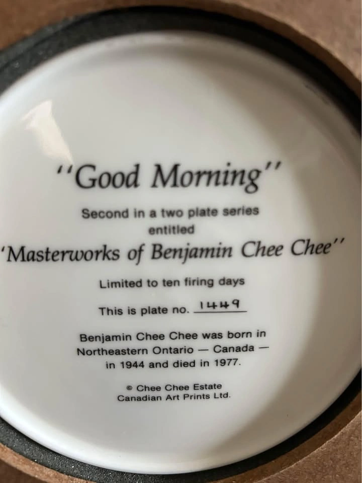 Benjamin Chee Chee Plates - photo 4