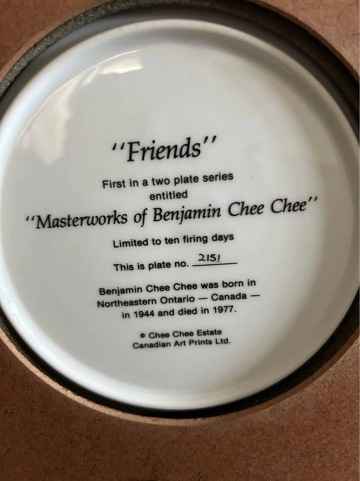 Benjamin Chee Chee Plates - photo 5