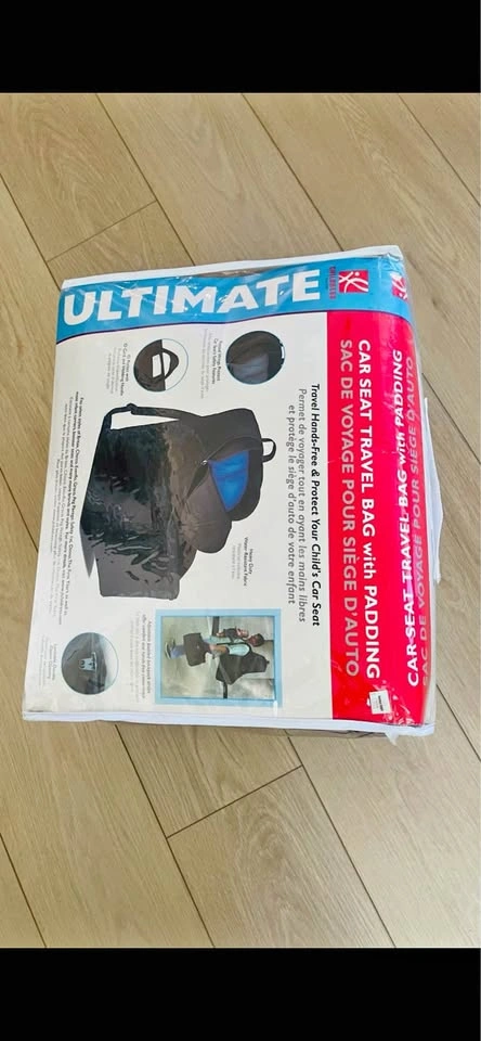 Baby car seat travel bag