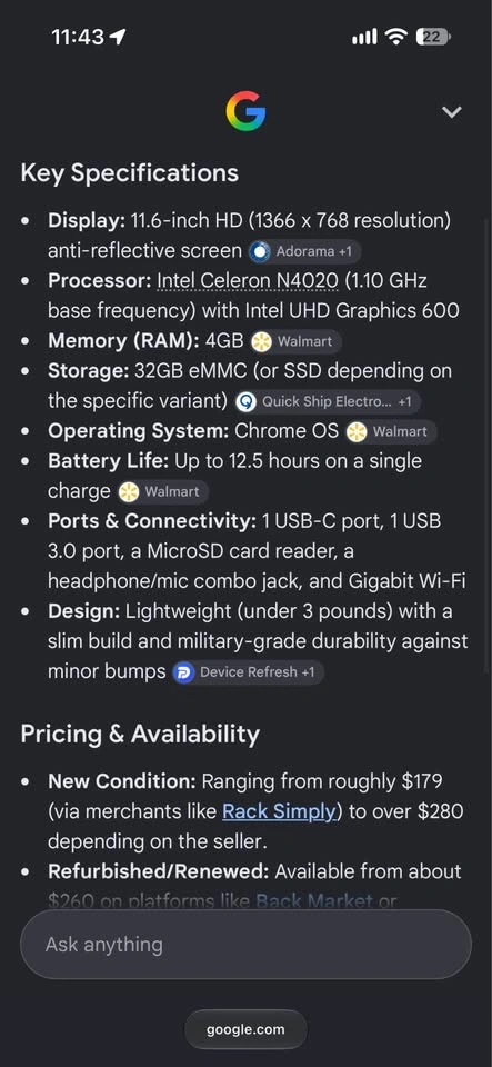 Samsung Chromebook - photo 2